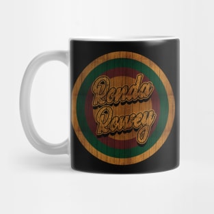 Circle Retro Ronda Rousey Mug